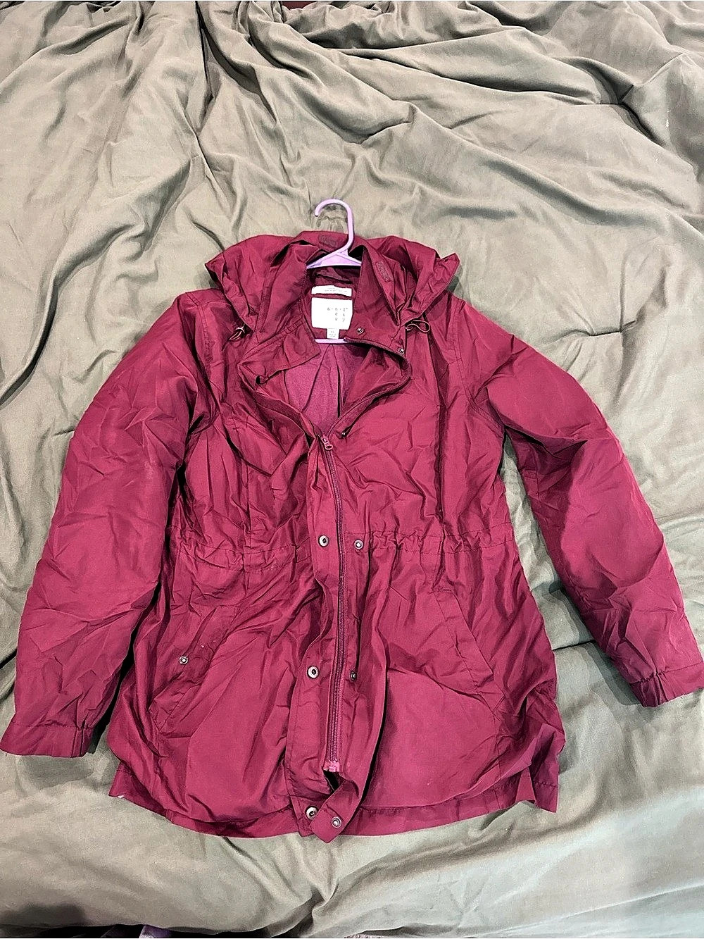 a.n.a new approach Women's Utility Jacket Pink XL